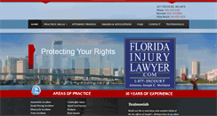 Desktop Screenshot of floridainjurylawyer.com